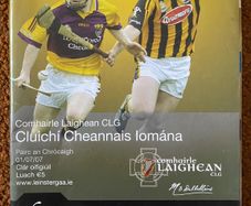 2007 Kilkenny v Wexford - GAA Leinster Senior Hurling Championship Final Programme