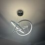 Chrome ceiling light Image 2
