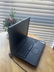 Vintage Dell Latitude laptop