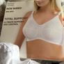 ladies bra white wireless Image 4