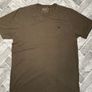 Diesel Mens Khaki Green Short Sleeve T-Shirt Size XL Image 2