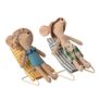 Maileg Mouse - Beach Deckchair Set Image 3
