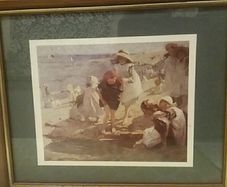 On The Beach by Dame Laura Knight OBE