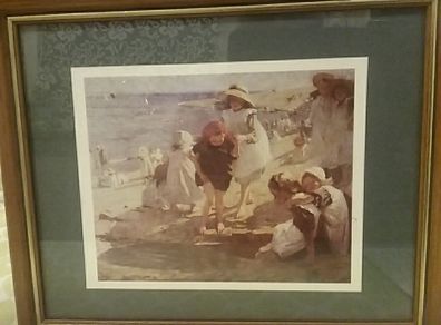 On The Beach by Dame Laura Knight OBE