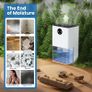 Dehumidifier for Home 22.5W  1800ML Electric Dehumidifiers 400ML/Day Auto Off 4/8H Timer Auto Defrost Ultra Quiet 7 Coloured LED Portable Dehumidifier for Drying Clothes Bedroom, Bathroom, Wardrobe, RV Image 7