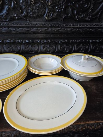 Hand Painted Myott 18 piece dinner set