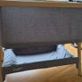 Tutti Bambini CoZee Bedside Crib (Oak/Charcoal) with Travel Bag - Excellent Condition Image 3