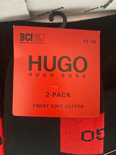 Hugo Boss Socks size 43 46 2 pack brand new
