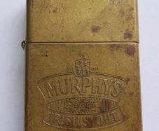Vintage Zippo Murphy's Irish Stout Brass Lighter 1988