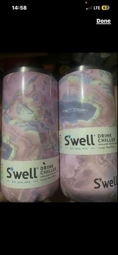 Thermal insulated bottle swell drink cooler beer coke Swell Stainless Steel Chiller Cans and Slim Bottles Triple-Layered Vacuum-Insulated