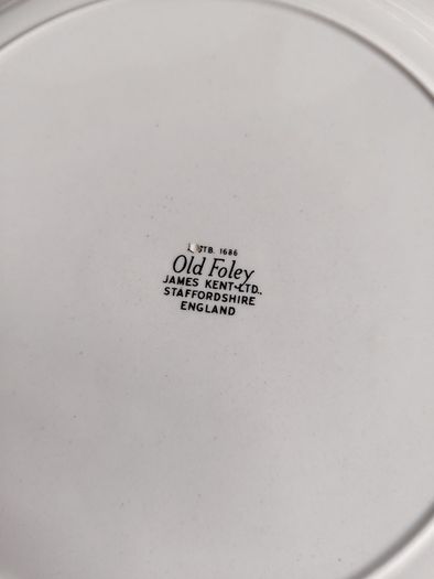 Old Foley 6x vintage plates