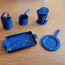 Pots and pans,utensils, cook ware for dolls house kitchen Pots and pans , utensils for dolls house kitchen Image 5