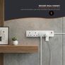 Wolf Power Heavy Duty Extension Lead UK Pin Plug and Cable, 4 Gang Way 2m Power Adapter, Multi Socket Mains Strip (2 Pack, White) Image 8