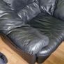 2 x leather armchairs Image 2