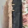 jacket faux fur Zara beige edge to edge jacket large Image 7