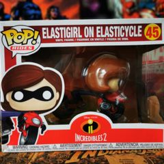 Elastigirl On Elasticycle ! Funko POP Vinyl Figure ! Oversized POP ! Incredibles 2 ! Disney ! 2018 !