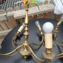 Vintage Brass Chandelier / Image 4