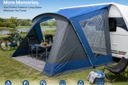 Caravan Sun Canopy Awning Aluminium Poles 2 Side Windows