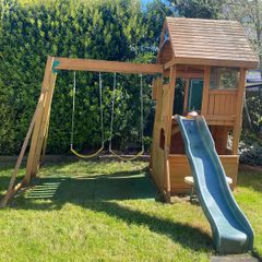 garden wooden playhouse