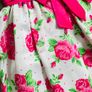 Girls Pink and White Floral Party Dress: Age 8 Image 3
