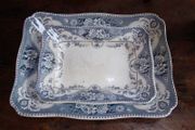 Two Antique Meat Platters