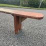 Traditional antique Irish painted Irish Forum Bench Image 5
