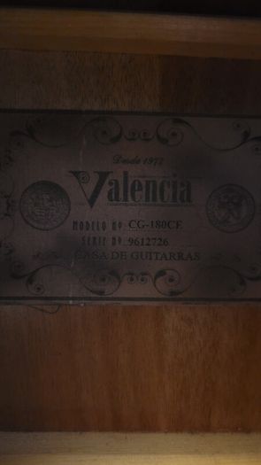 Valencia CG-180 classical guitar