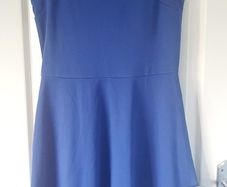 Blue strappy dress, UK10