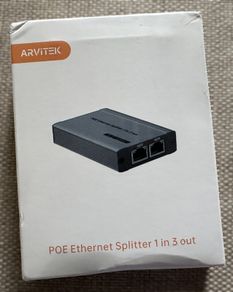 Arvitek POE Ethernet Splitter 1 in 3 out - AT-SE3P