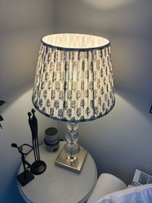 2 pleated Helen Turkington Lampshades