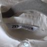 Zara White Dress. S. M- 12.  New- No Tag. Image 5