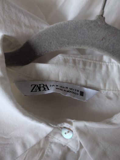 Zara White Dress. S. M- 12.  New- No Tag.