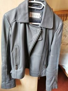 Calvin Klein Leather Jacket UK 10