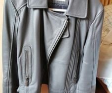 Calvin Klein Leather Jacket UK 10