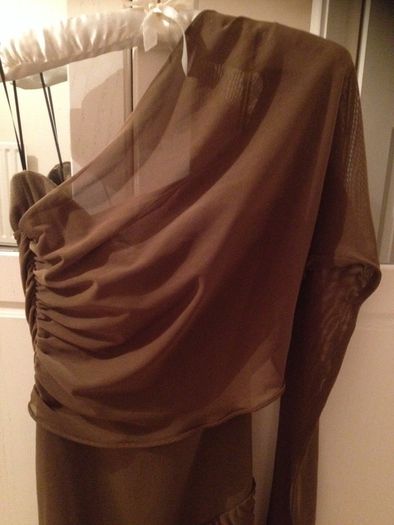 Zara Stunning Khaki dress S BNWNT