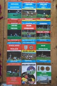 18 International Football Programmes 1973-78.