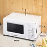700w 20L Microwave Oven with 5 Cooking Power Levels, Easy Defrost Function, and Kitchen Timer - Fashionable White - CM-M202GSF Image 3