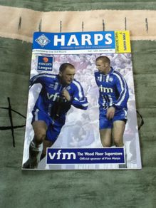 Finn Harps Vs Shelbourne 2002 Match Day Programme