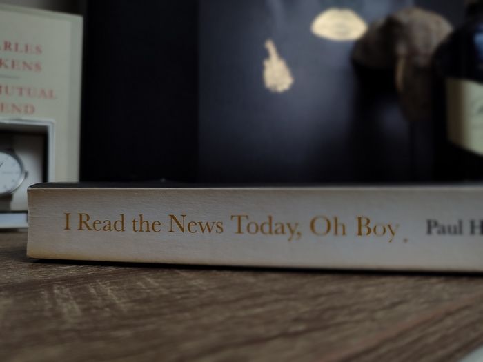 I Read the News Today Oh Boy ! Uncorrected Proof Copy ! by Paul Howard ! 2016 ! by Picador Publishing !