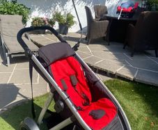 Phil&Teds double buggy incl car seat & bassinet