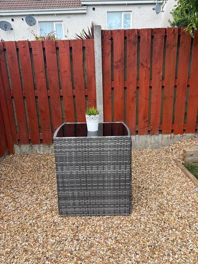 Rattan bistro set outdoor garden furniture