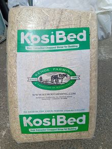 KosiBed straw for animal bedding