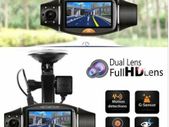 GPS HD Dual Lens 140Degree Dash Cam Car DVR Video Recorder Camera Front and Inside Vehicle