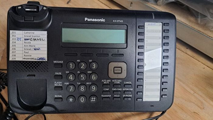 Panasonic Phones - KX-DT521 x 8, KX-DT521 x 1