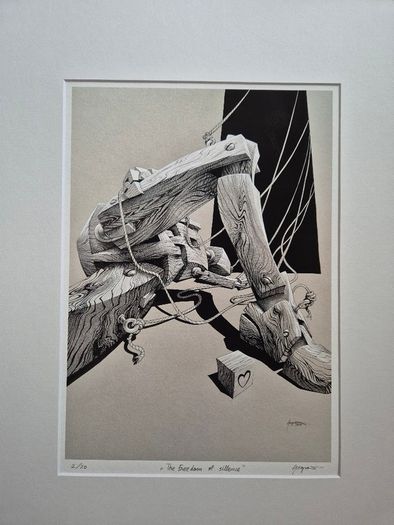 The freedom of silence - Art Print