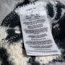 Columbia Womans West Bend Black Cream Abstract Dark Stone Highland Tonal Print Sherpa Fleece Half Zip Pullover Size L Image 7