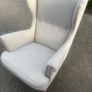 Beautiful wing back arm chair. Perfect condition Image 3