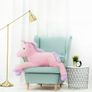Pink unicorn mascot, 120 cm Image 4