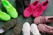 colorful sneakers