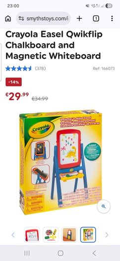 Crayola Chalkboard and Magnetic Whiteboard